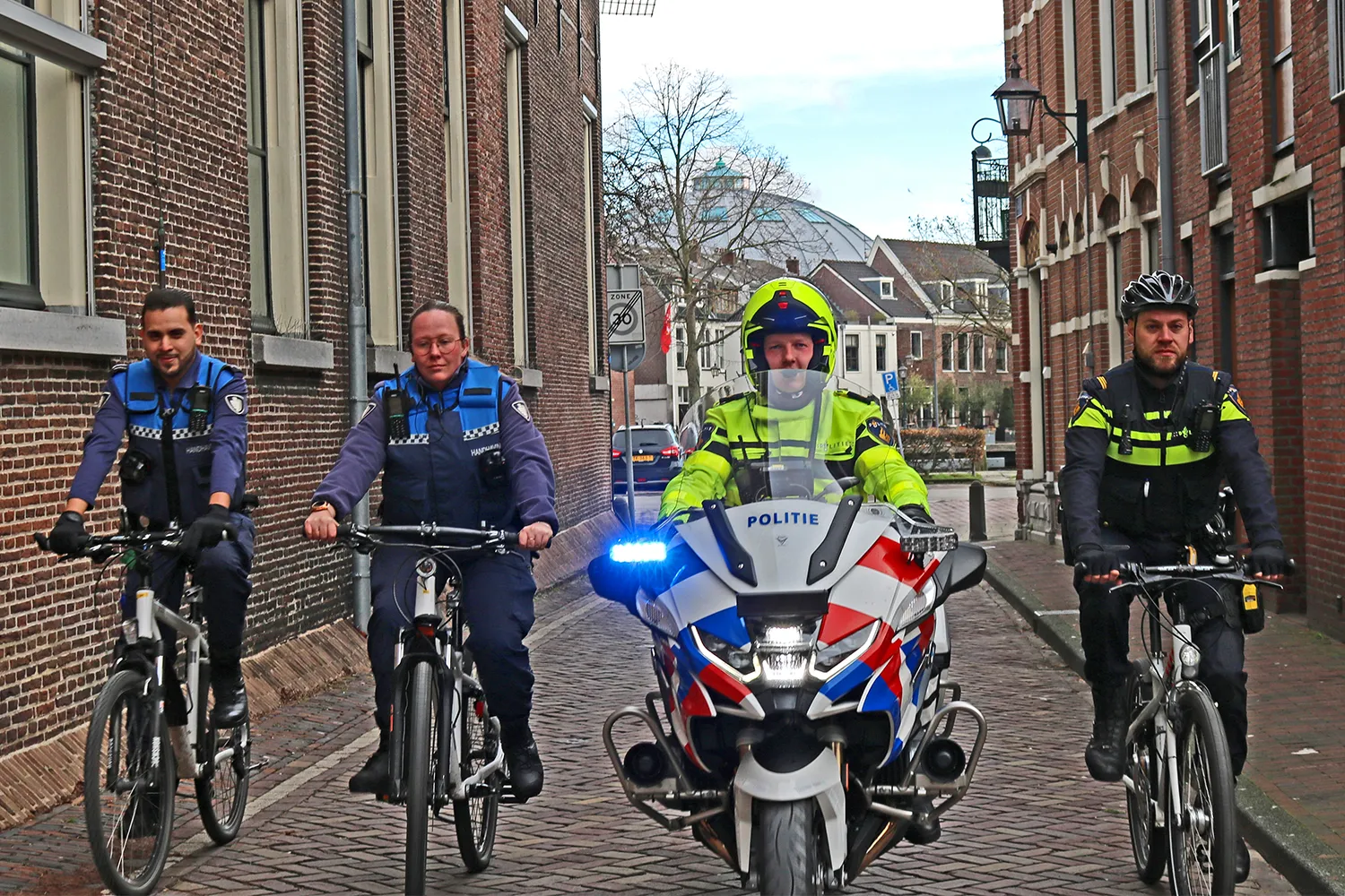 aankondiging the hunt in haarlem noord foto door politie
