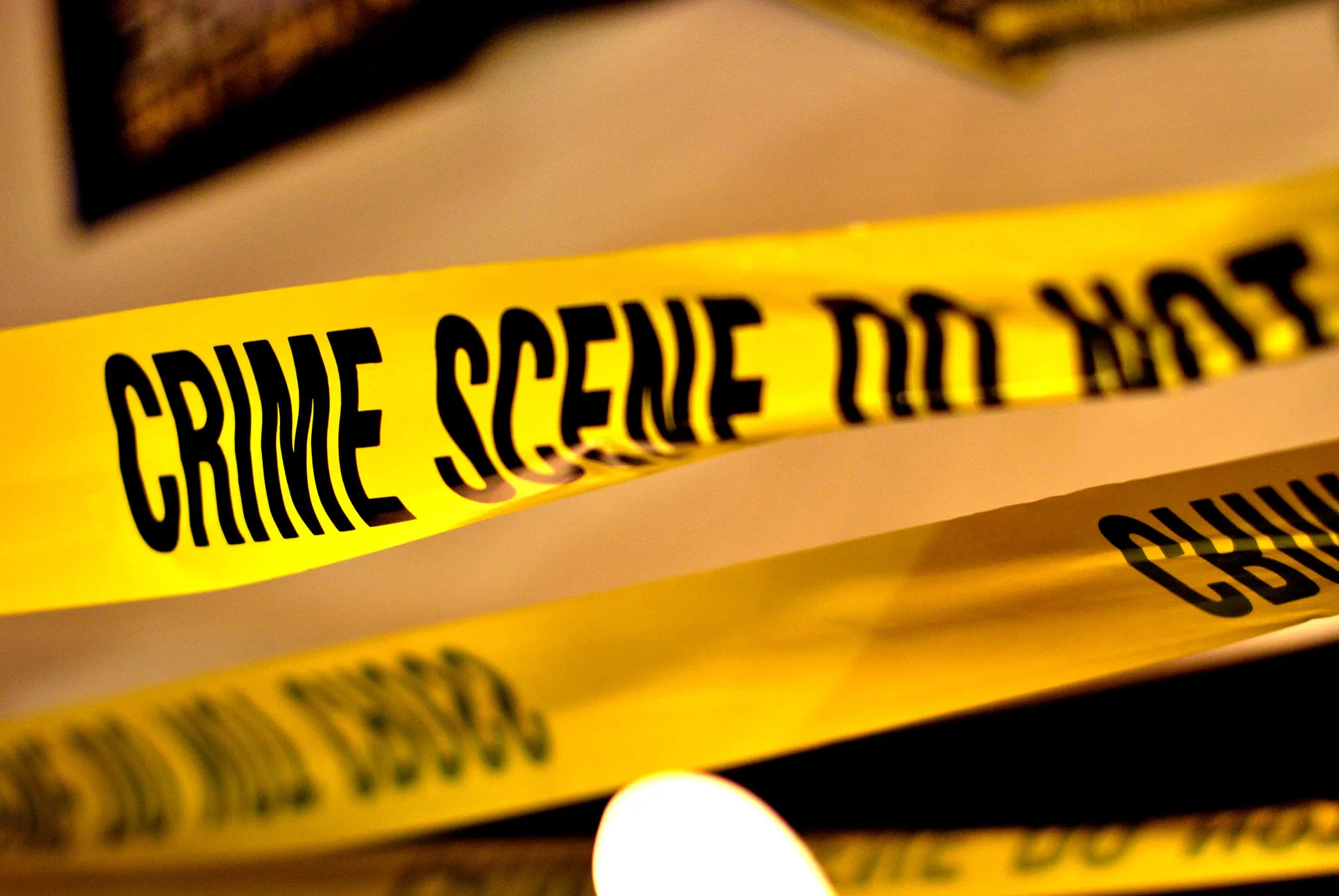do not cross crime scene