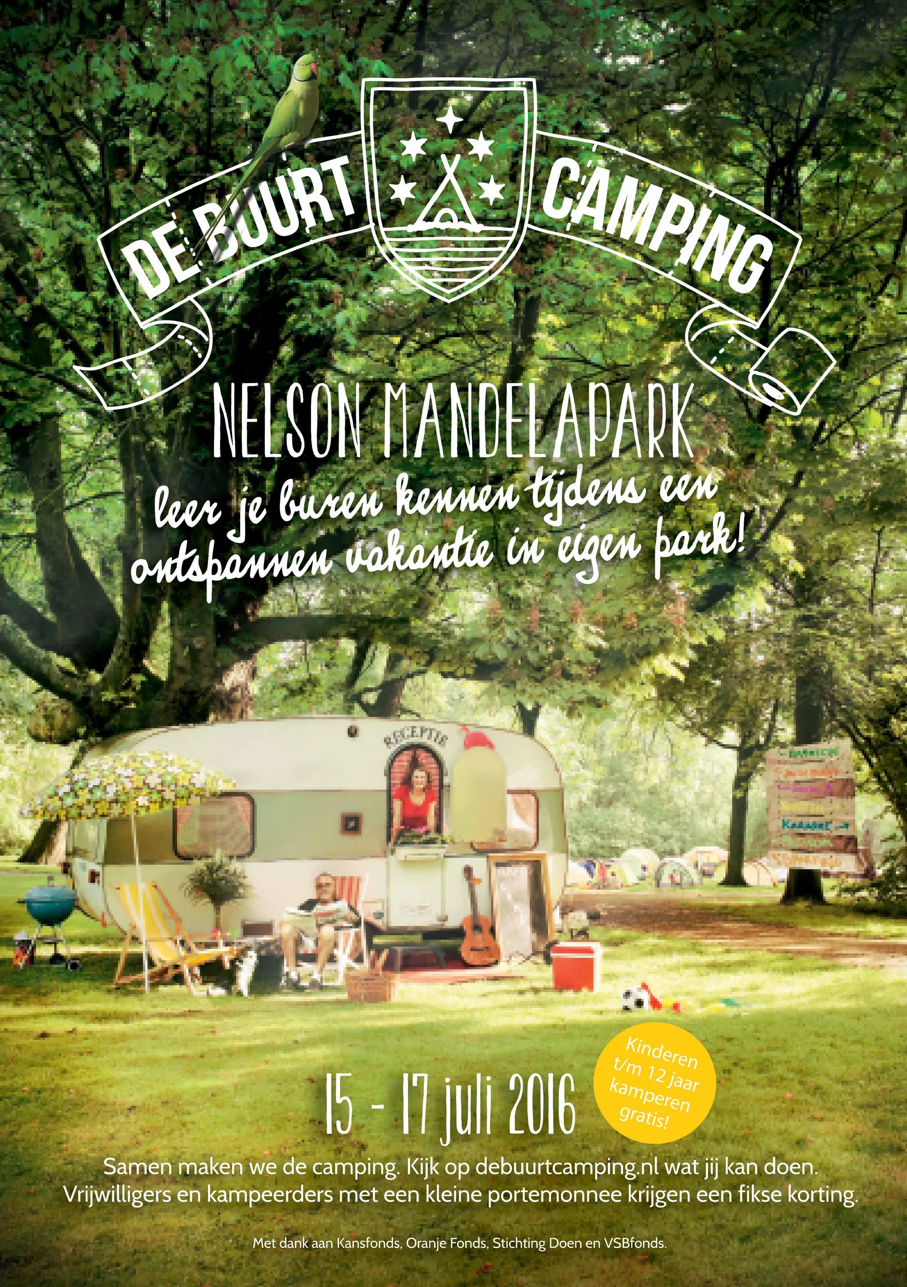 flyer de buurtcamping haarlem klein
