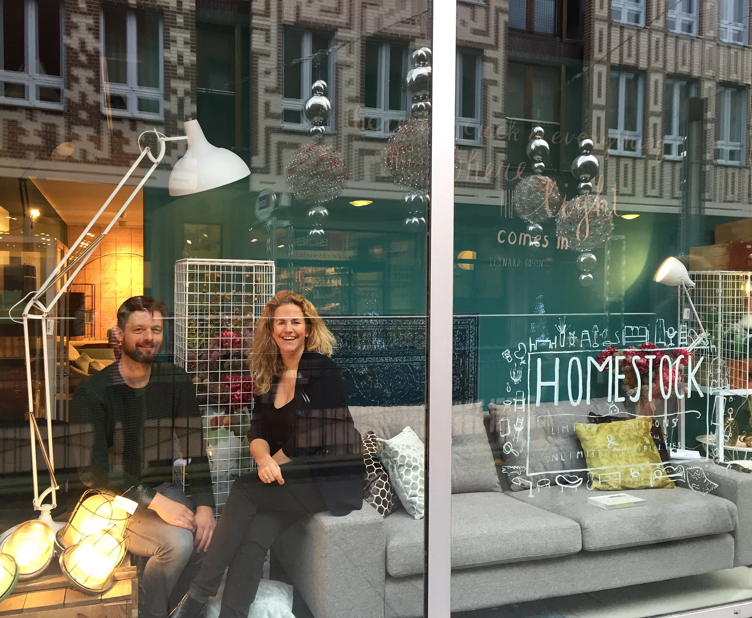 home stock nijmegen etalage links wouter boon en rechts sita baarsma
