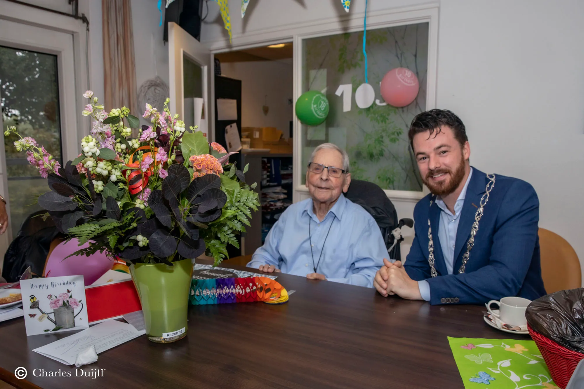 jarige met wethouder