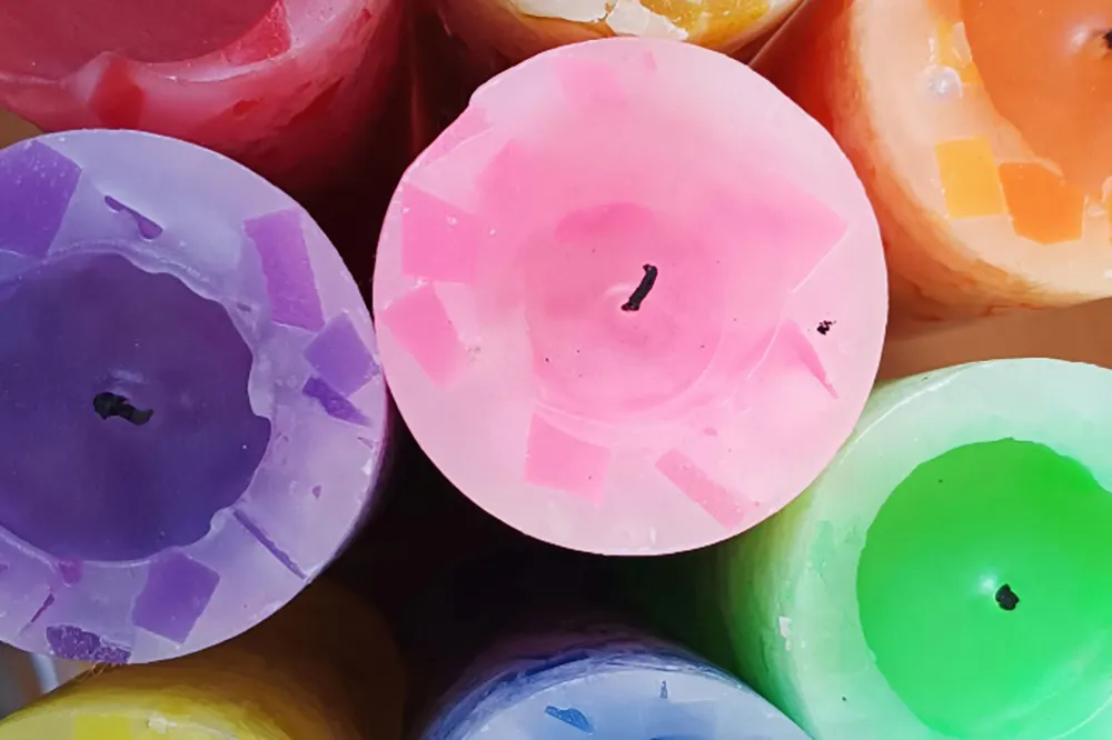 kaarsjes regenboogviering kopieren