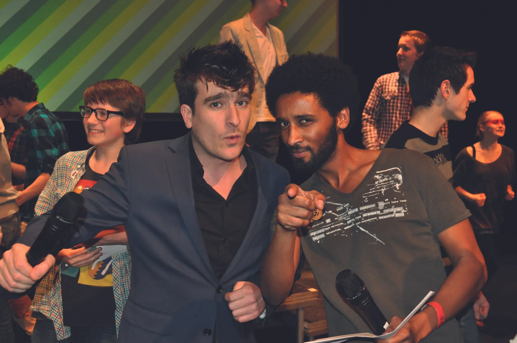 oscar kocken met fuad rechtenvrij te plaatsen fotograaf onbekend