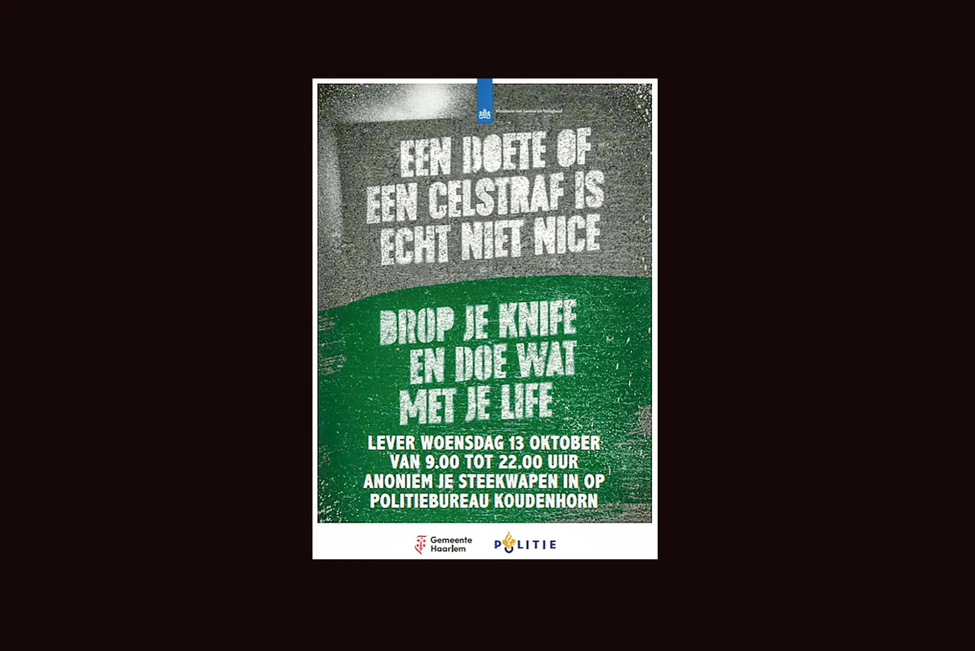 poster gemeente en politie