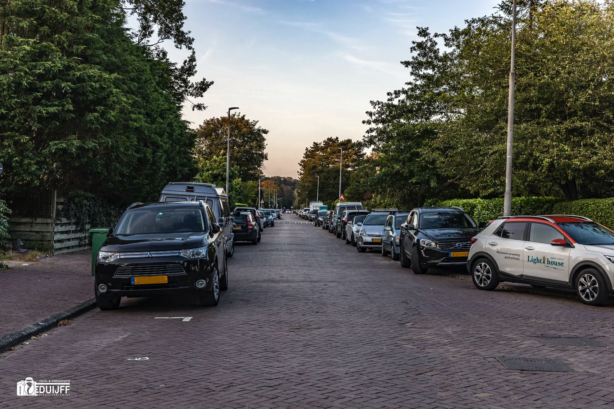 ramplaan bij avond