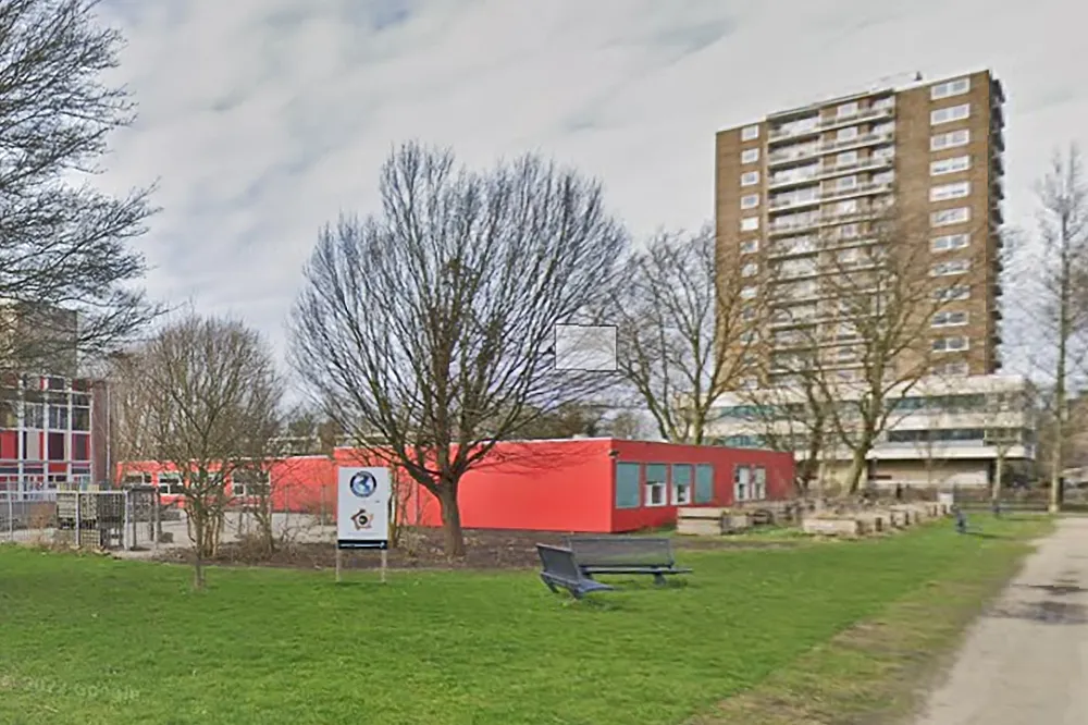 rode gebouw