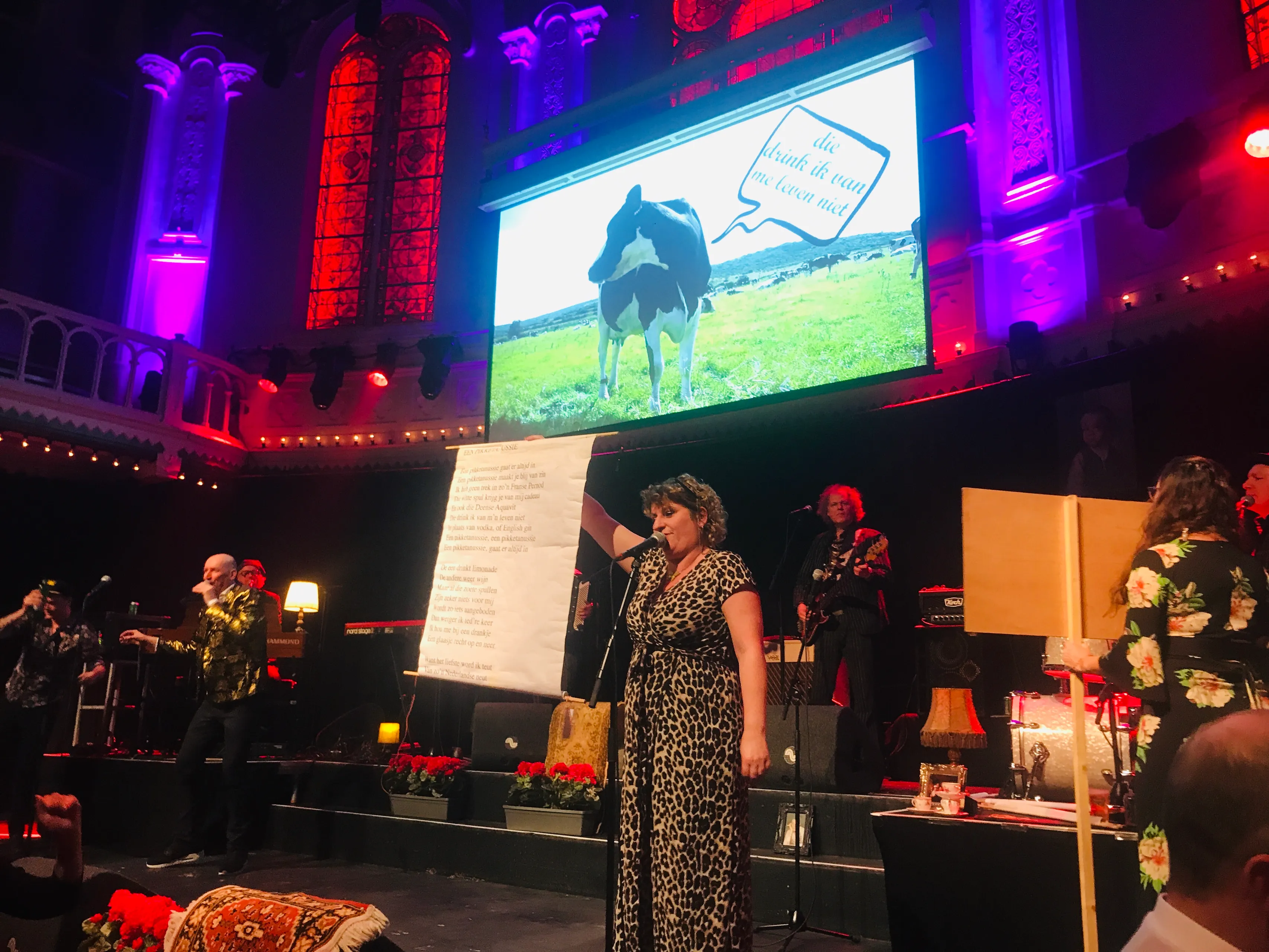 smartlappenkaraoke band eerder in paradiso eigen foto