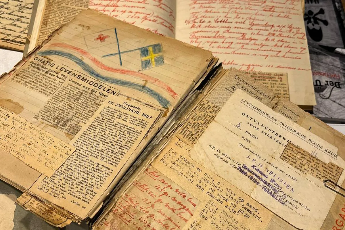 overzichtsfoto dagboeken en documenten netty offers kopieren