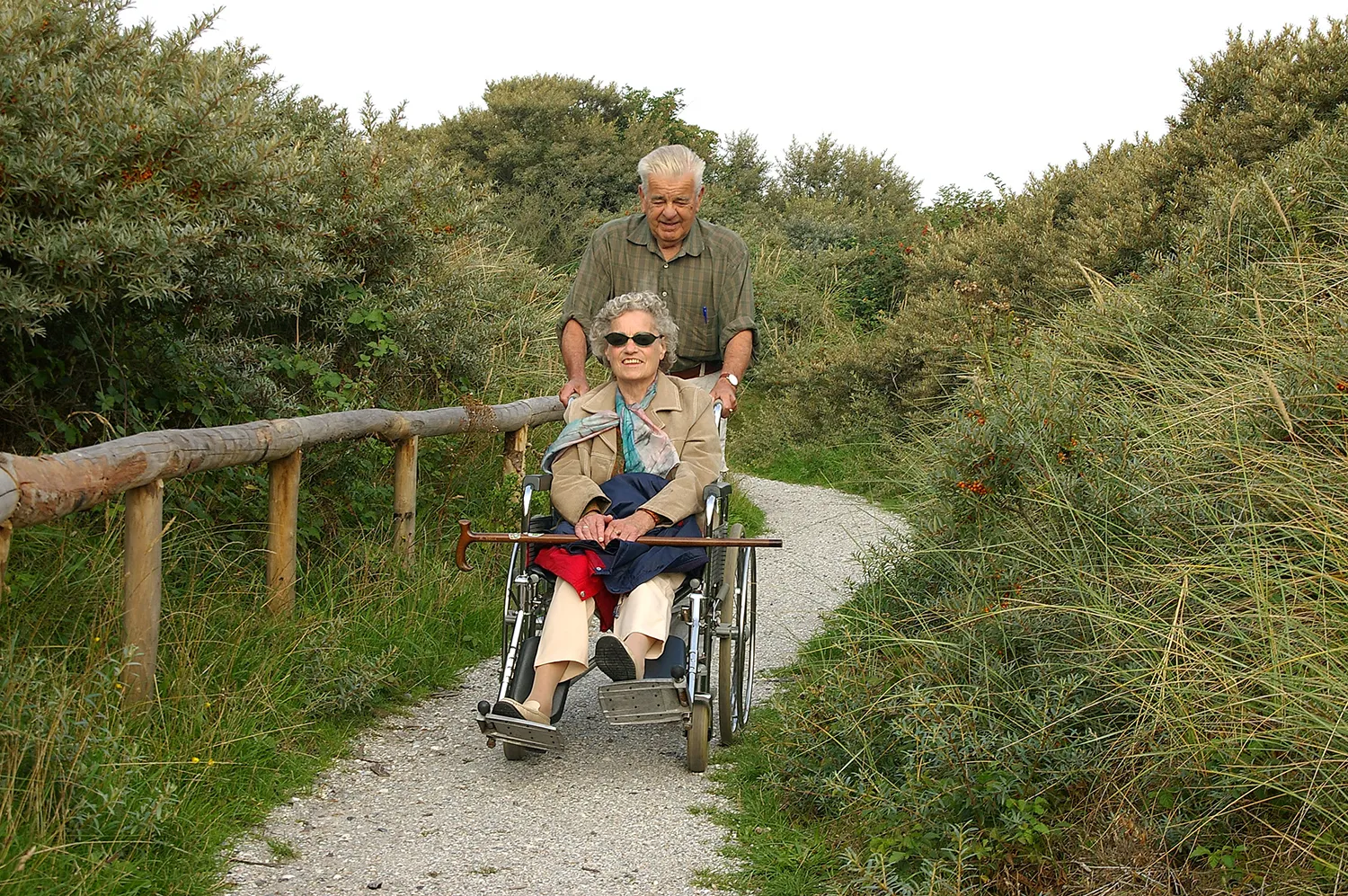 wandelen tussen duindoorns door sytske dijksen