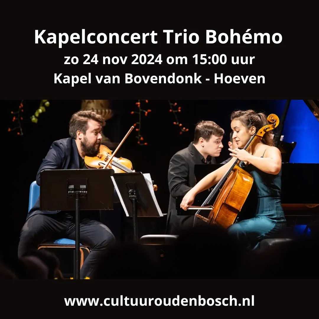kapelconcert trio bohemo 24 nov
