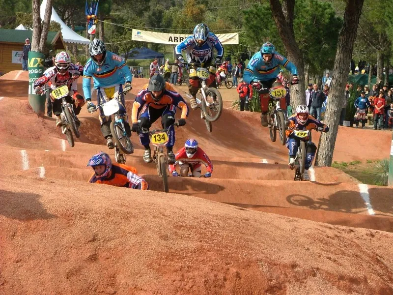 bmx racing action photo