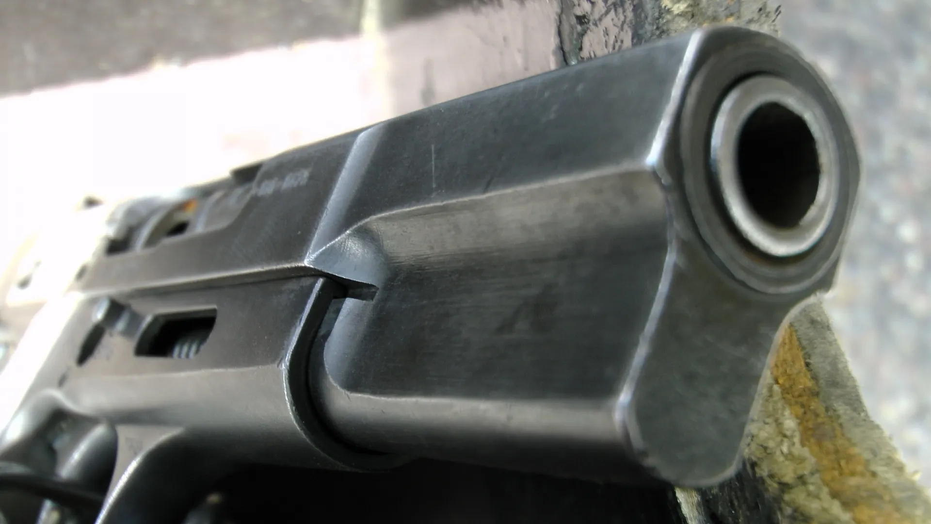 browning handgun pistol close up