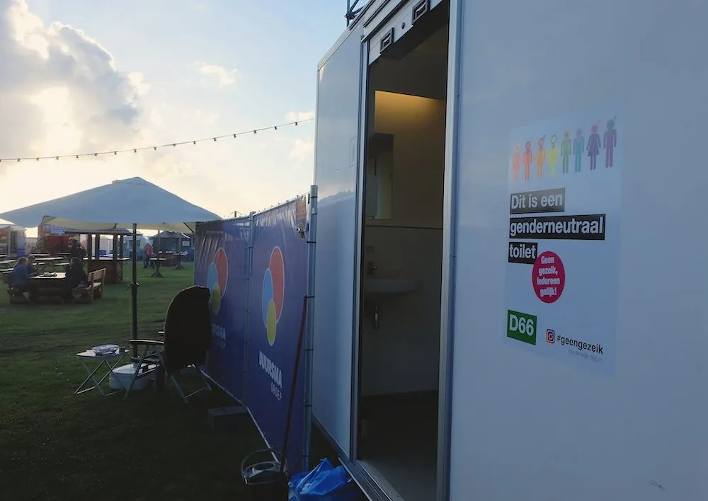 d66 genderneutraal toilet aaltjesdagen klein