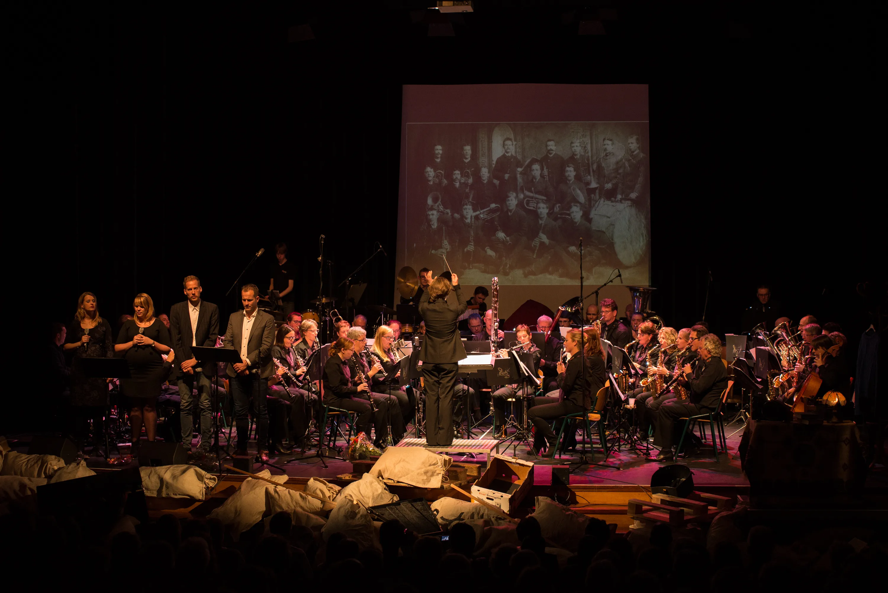 harmonie stedelijke watersnood concert eigen foto