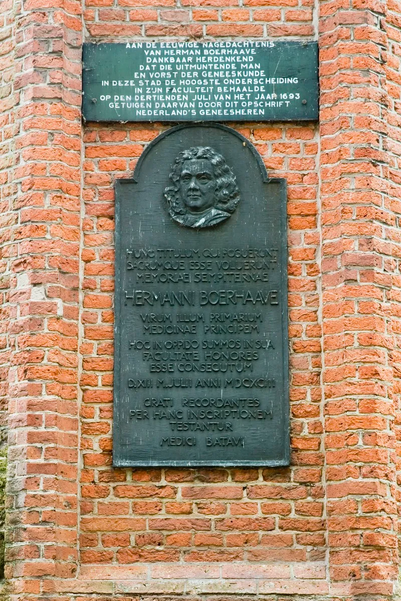 herdenkingsplaquette van herman boerhaave straatzijde van het torentje harderwijk 20388519 rce