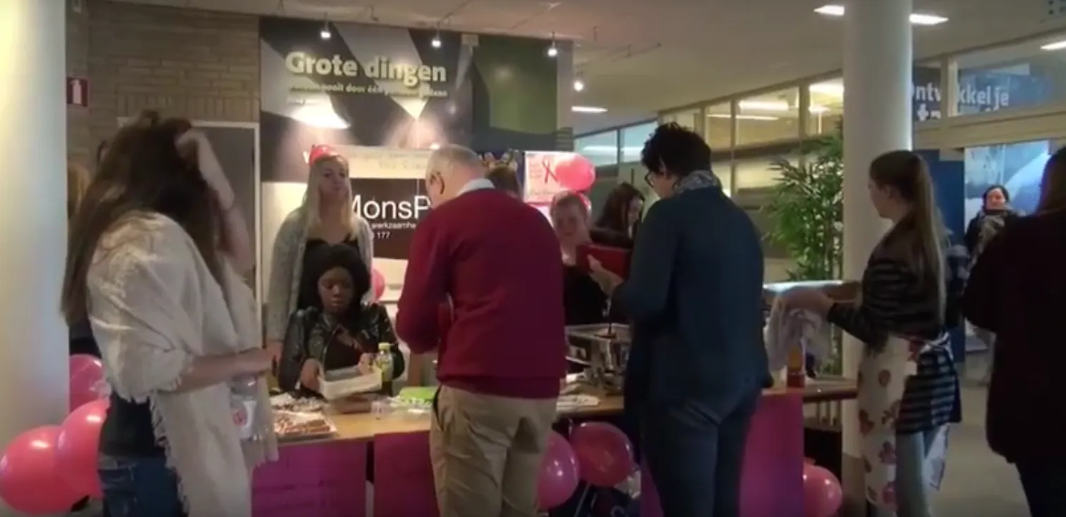 landstede verzorging goede doel pink ribbon