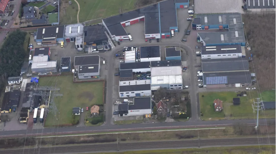 overveld industrieterrein luchtfoto slagboom peeters viewer