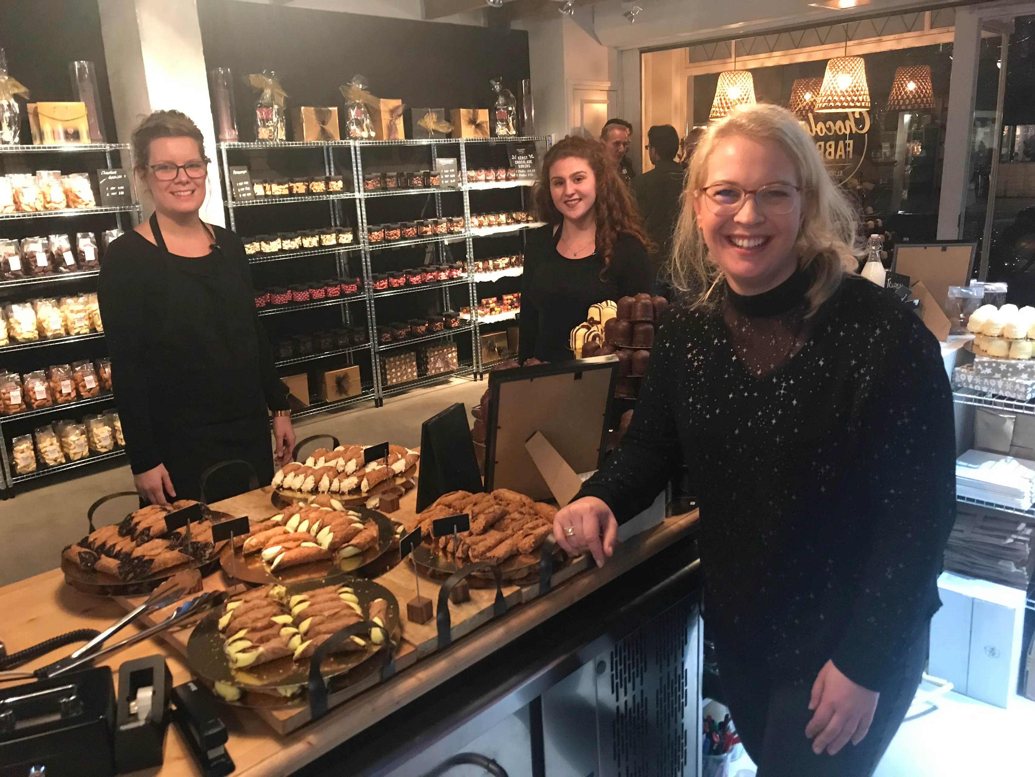 personeel chocoladefabriek