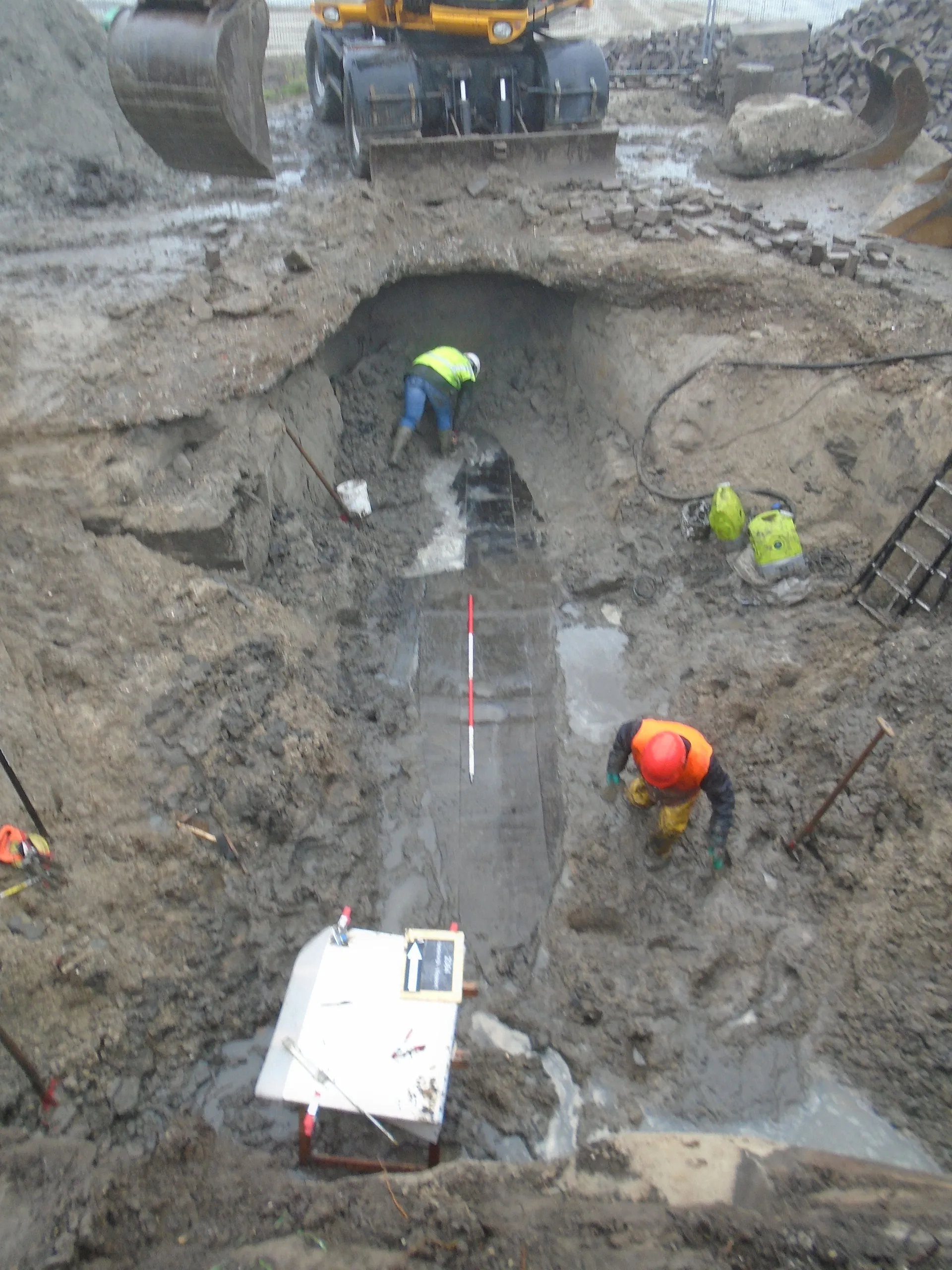 punter archeologie lage brug vischpoort opgraving henk hovenkamp