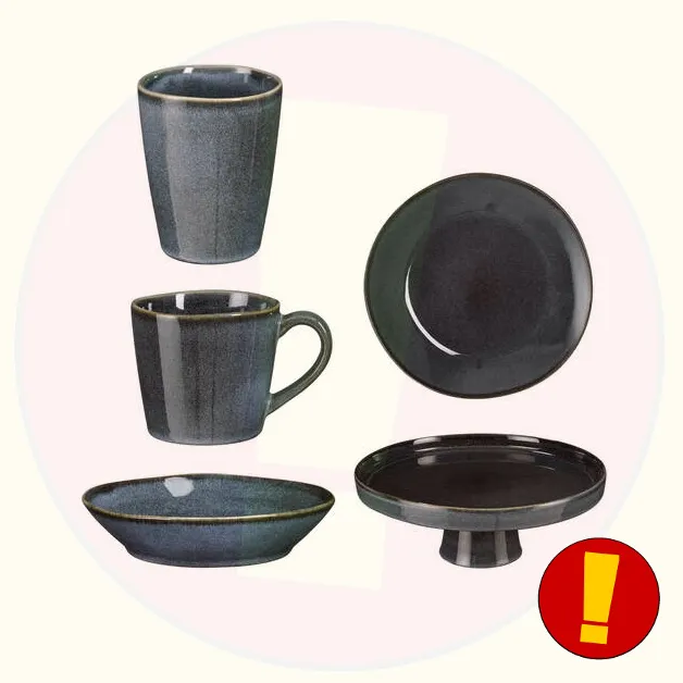 recall edelman racco serviesgoed blauw productfoto