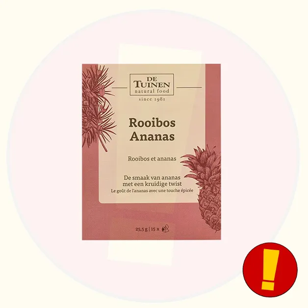 recall holland barrett de tuinen rooibos ananas thee productfotojpg productwaarschuwing