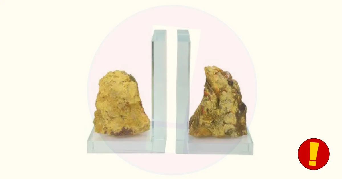 recall tk maxx gele orpiment minerale boekensteun productfoto