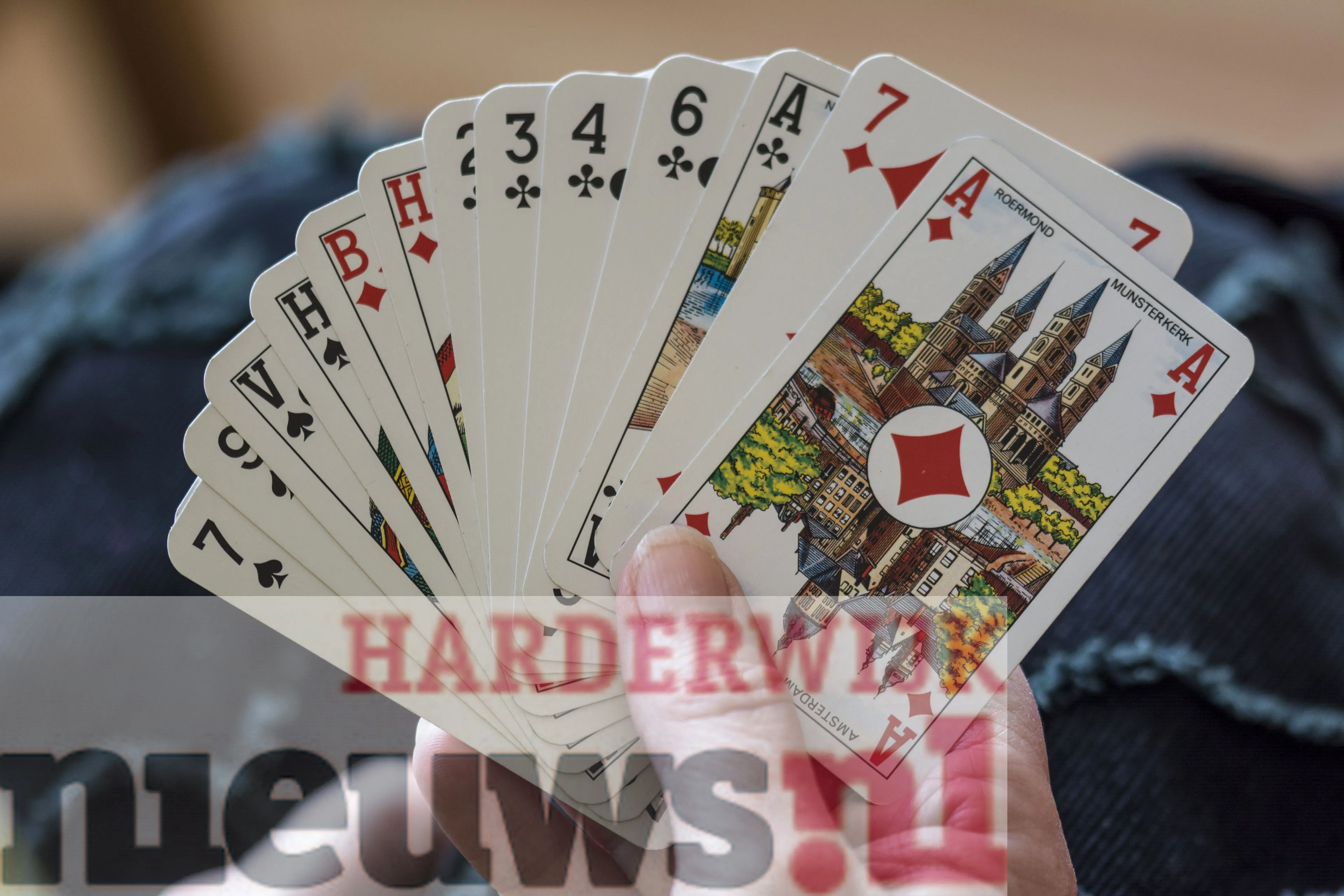 speelkaarten klaverjassen poker watermerk