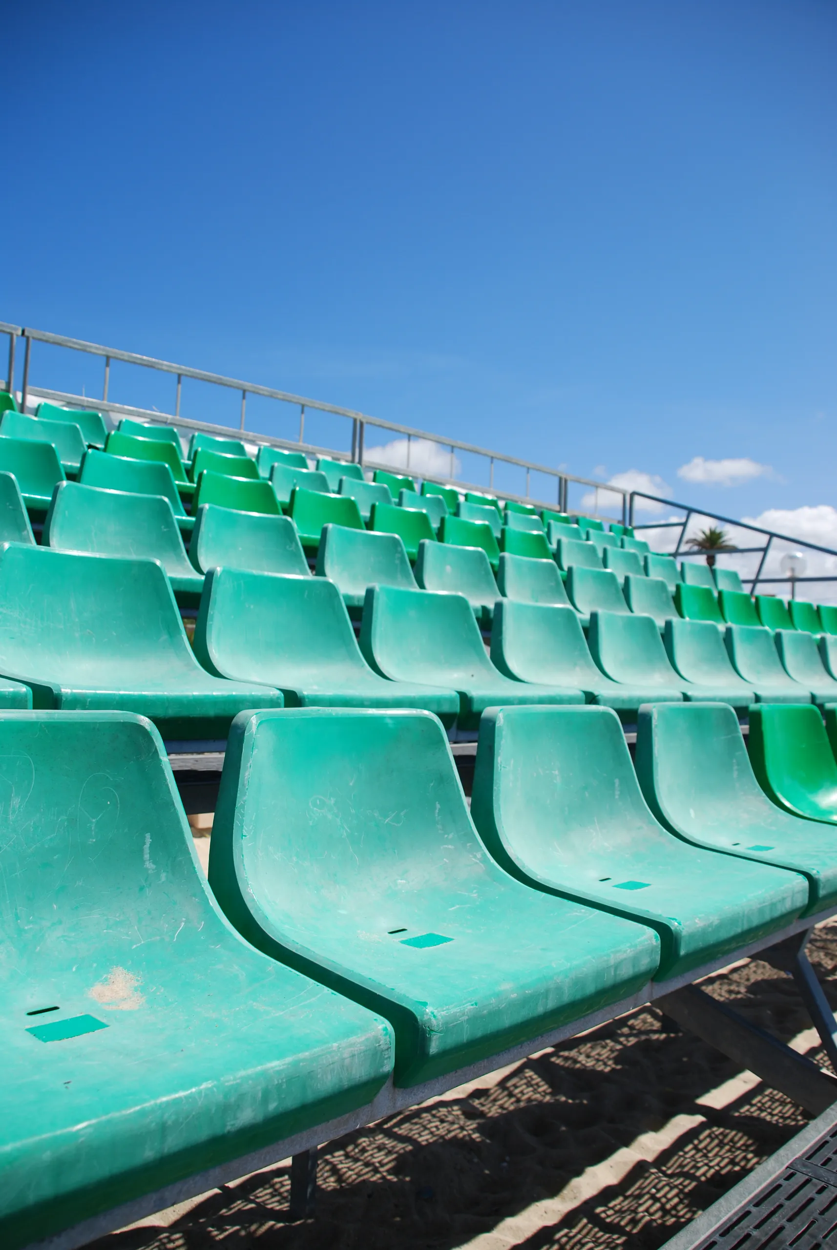 stadium green bleachers xyrj7v