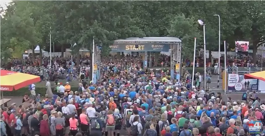 start vierdaagse nijmegen still youtube