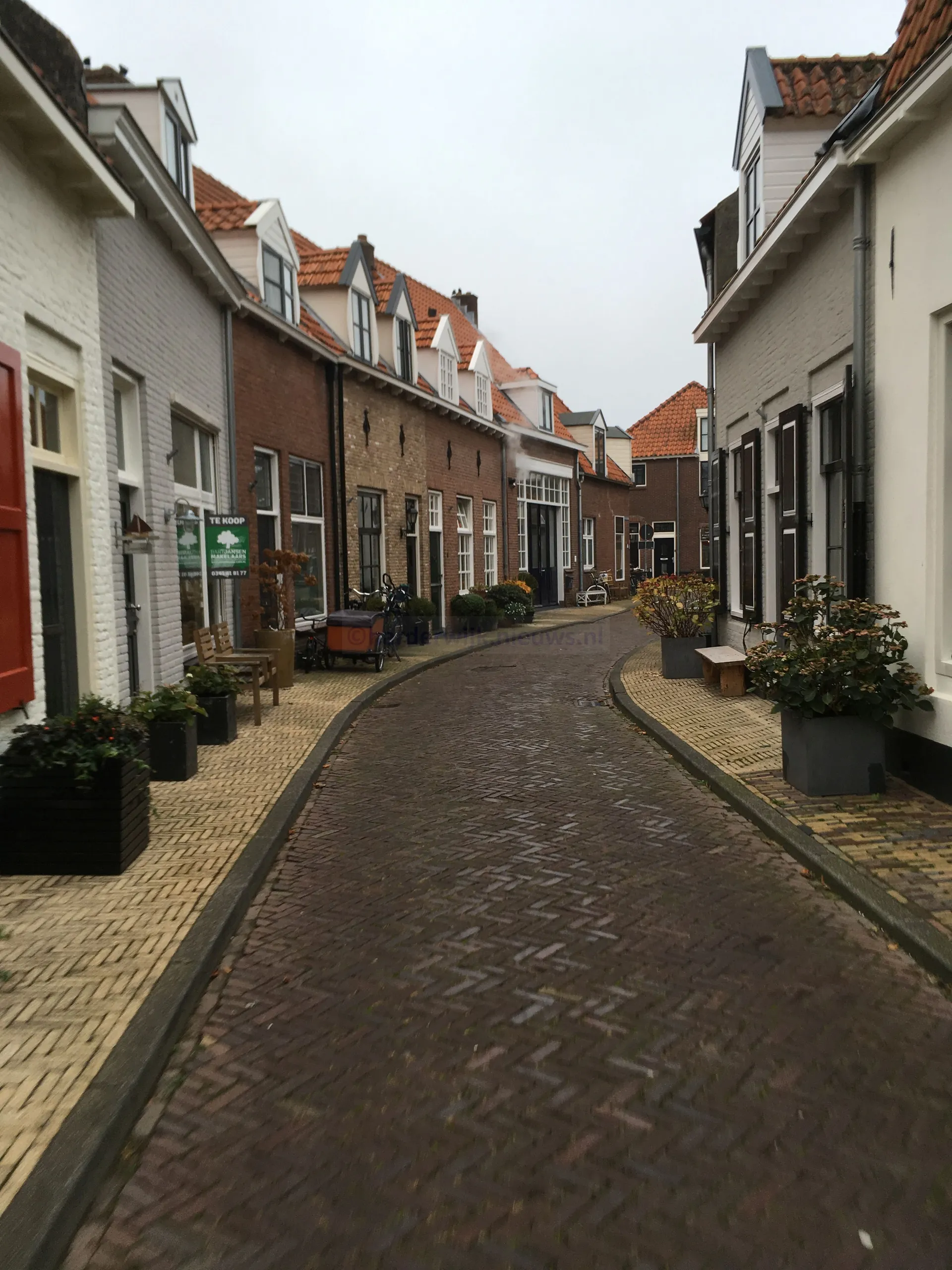 straat woning harderwijk binnenstad vischmarkt eigen foto