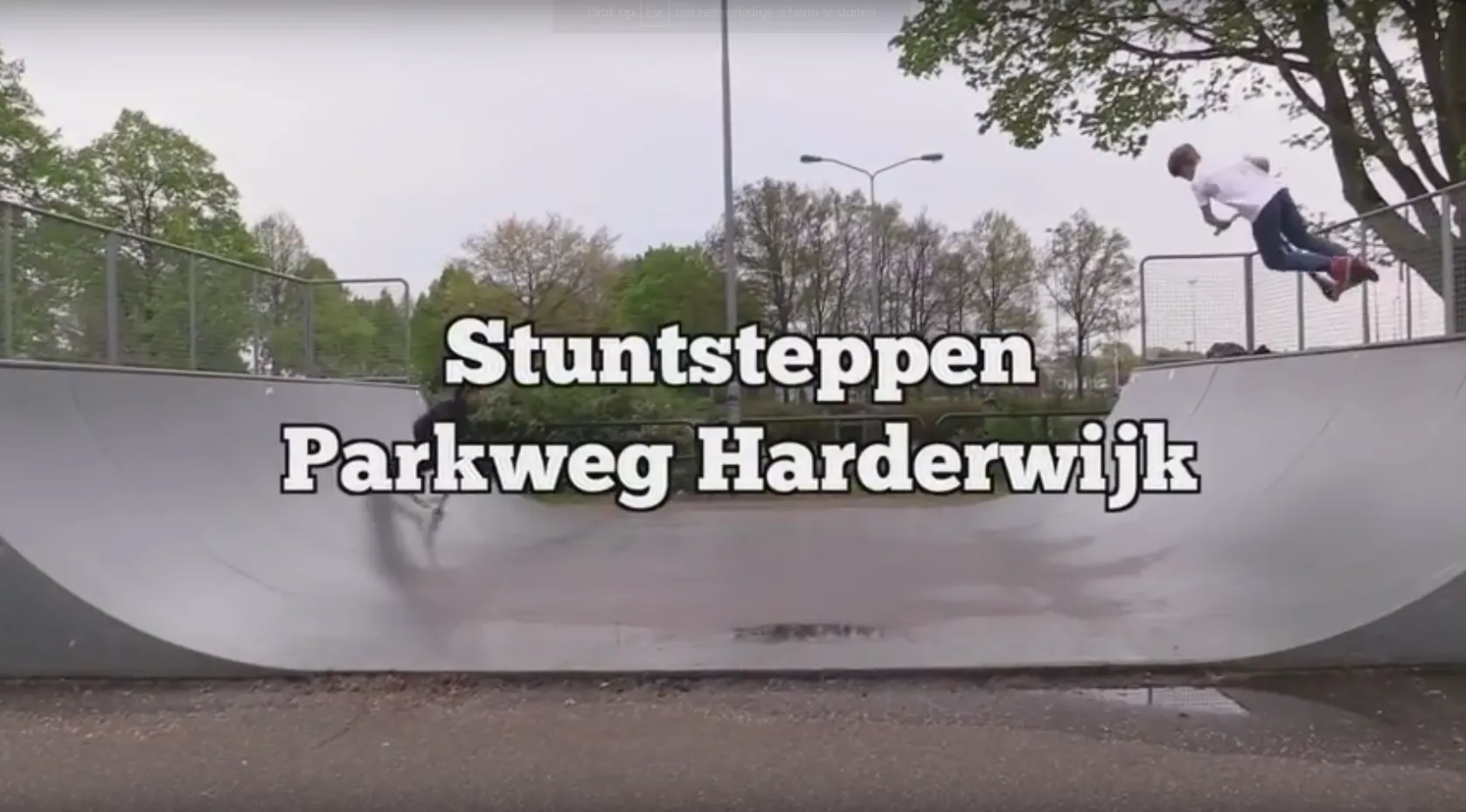 vliegen stuntsteppen parkweg johan ramon harderwijk