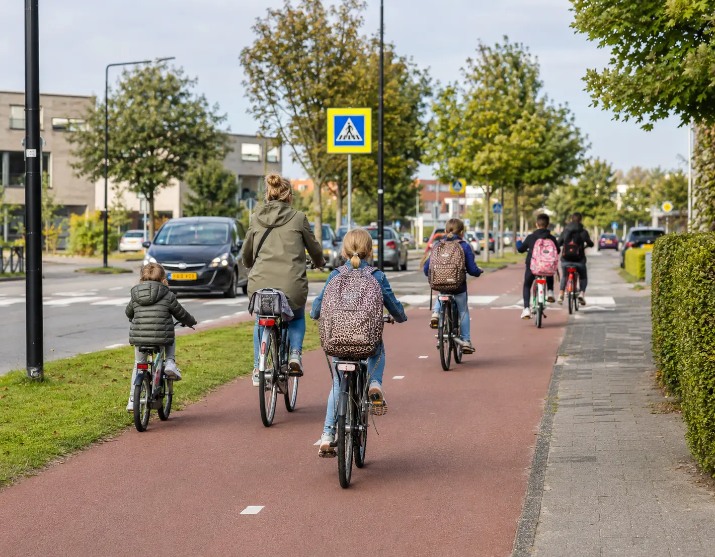 fietsen school
