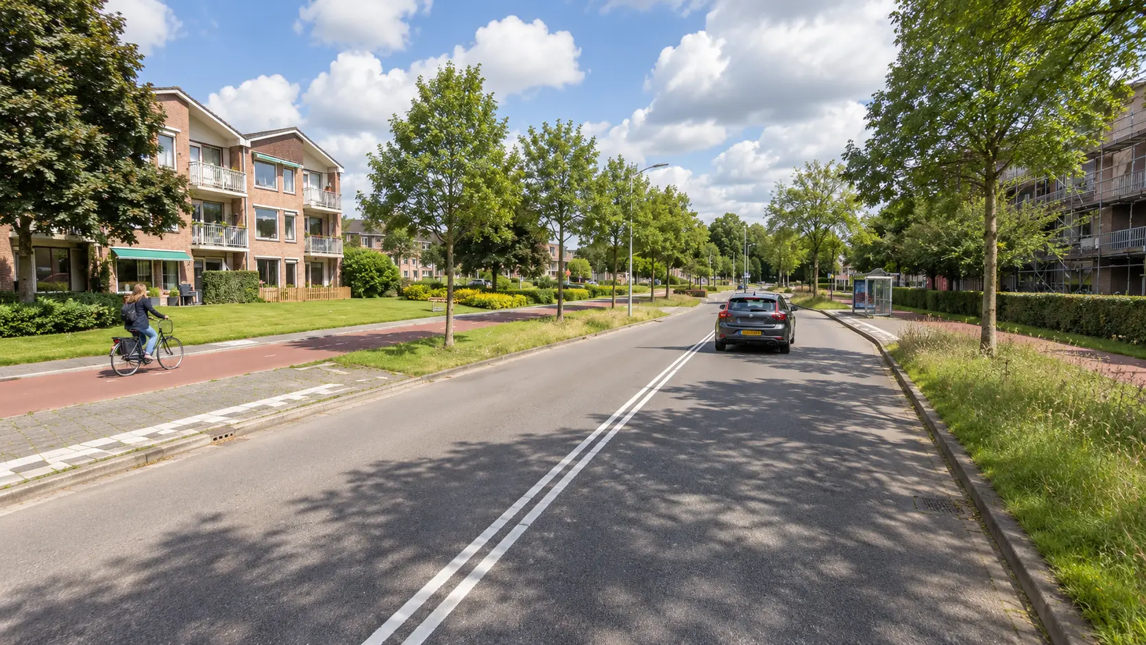 auto fiets autovrij