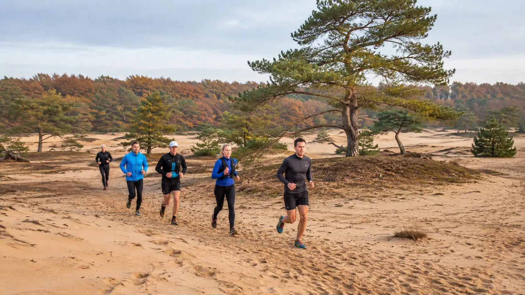 trailrun illustratie AI