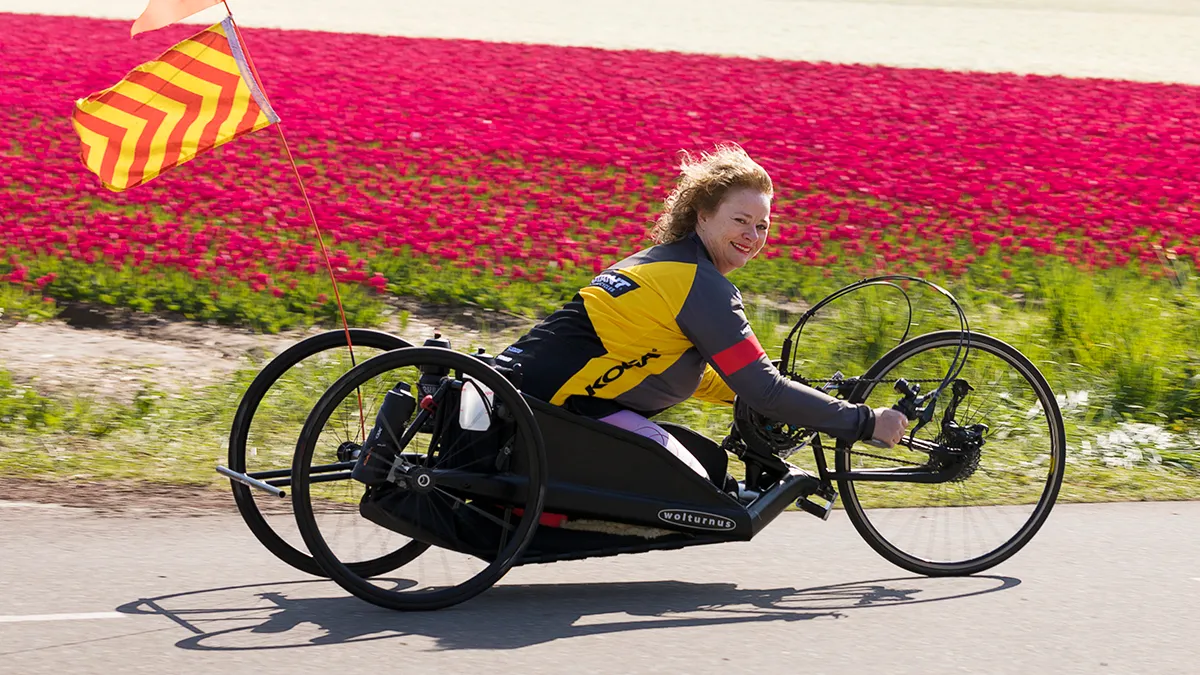 bij de tulpen