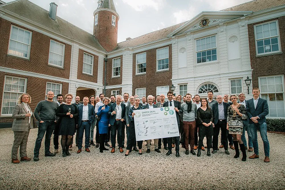groepsfoto ondertekening green deal heemskerk