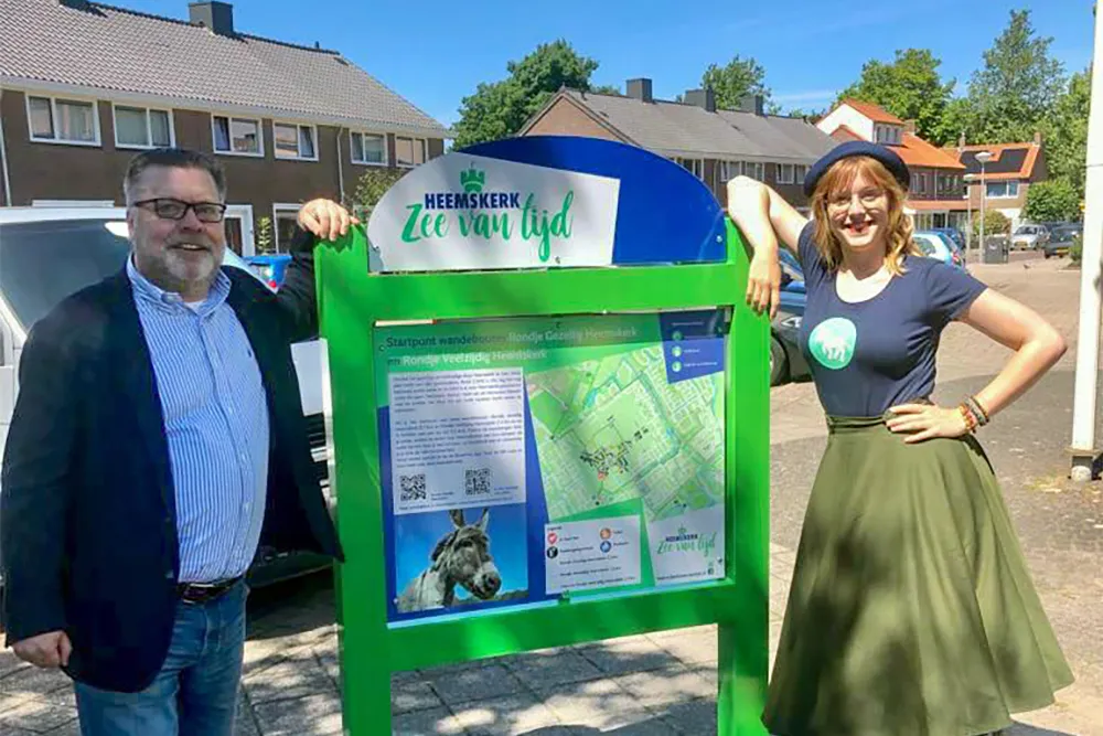 onthulling wandelroutes heemskerk