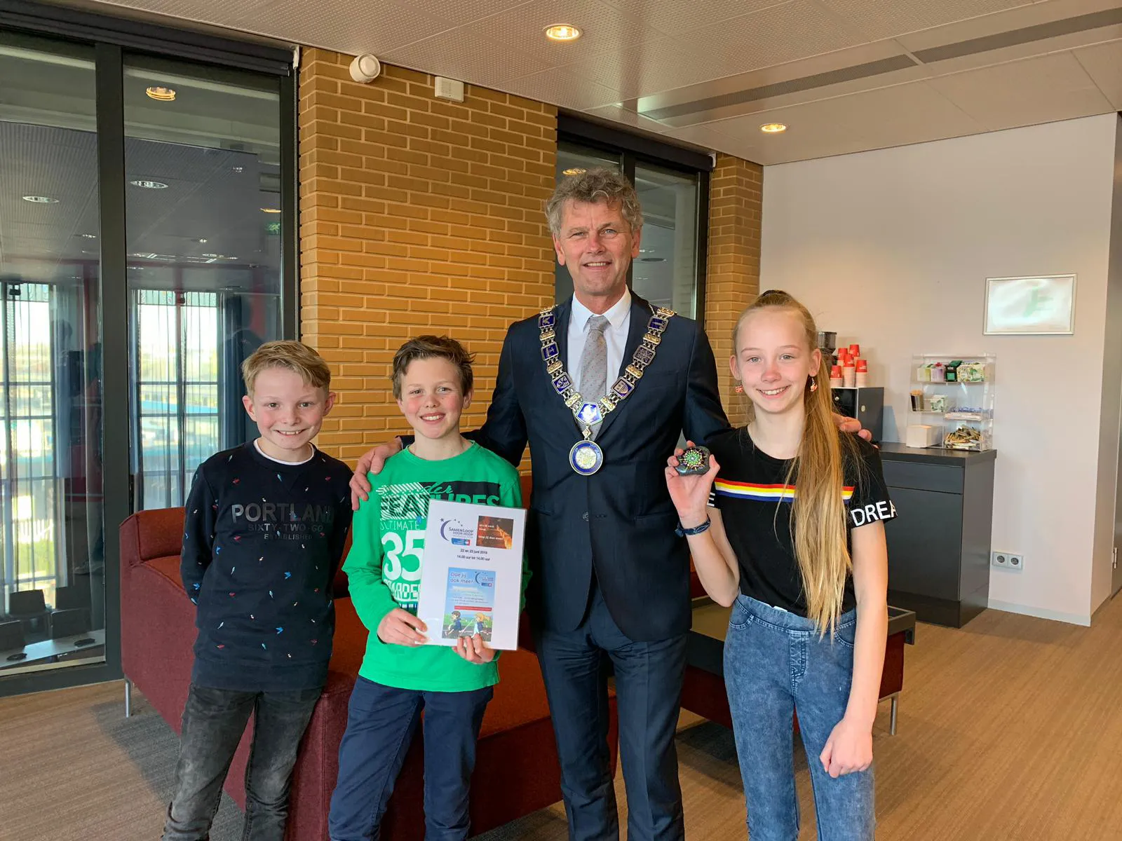 overhandiging burgemeester