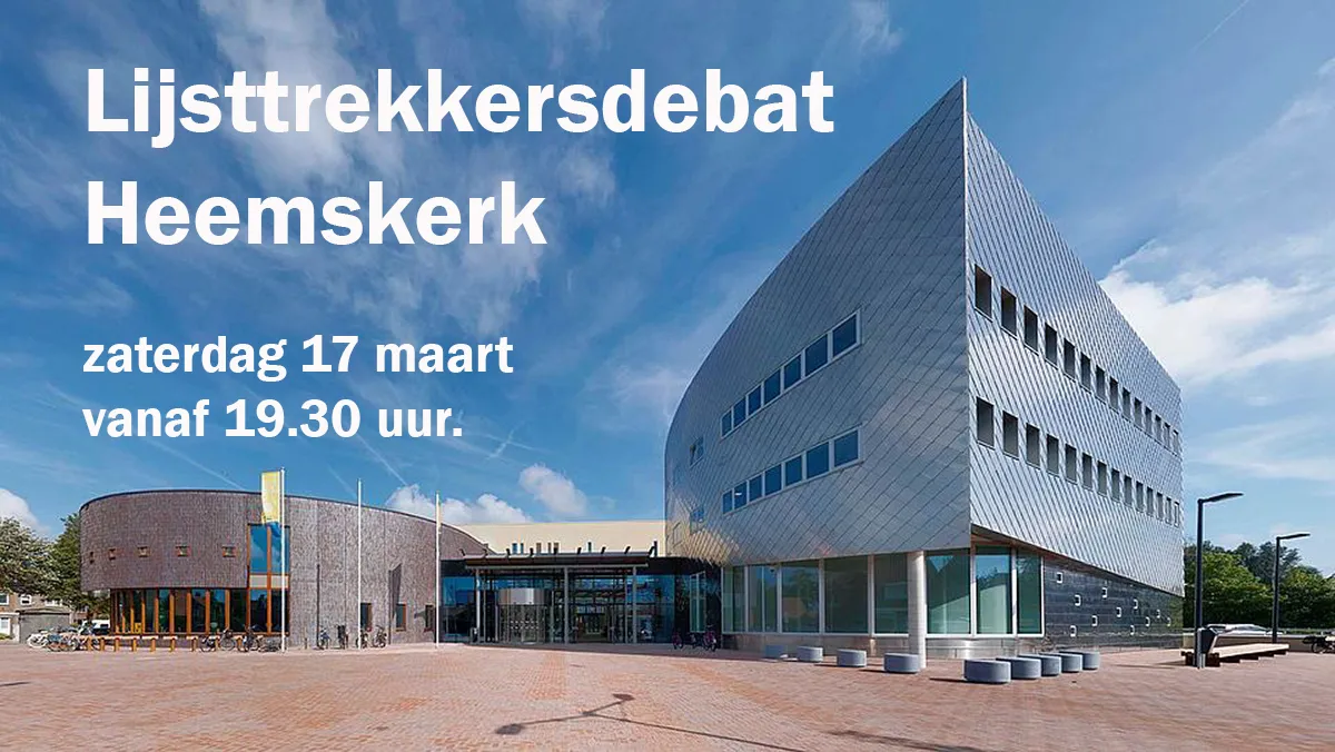 verkiezingsdebat heemskerk