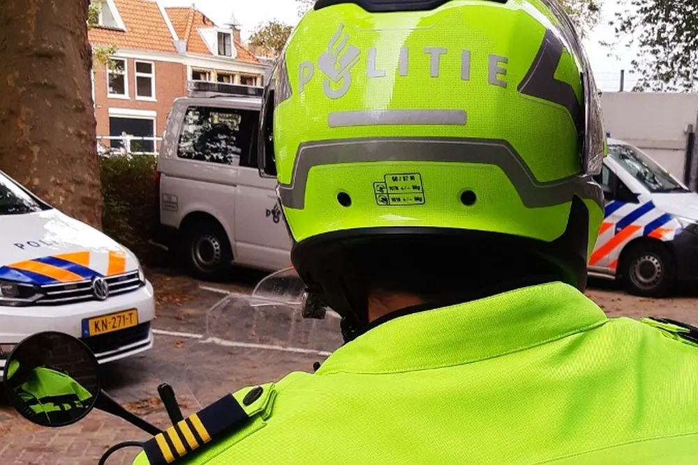 foto beeldbank motorrijder hb