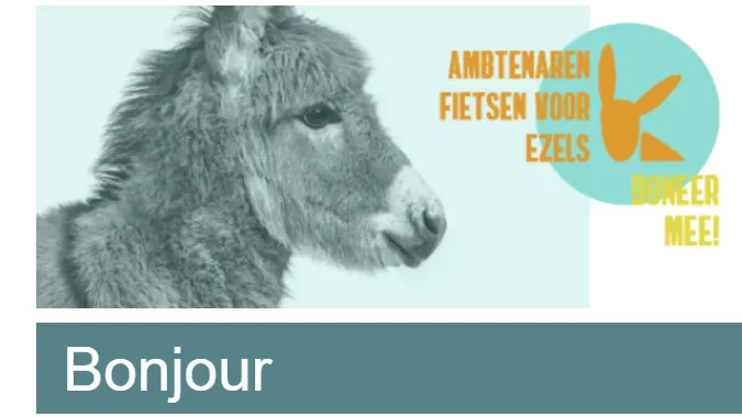 ambtenaren fietsen voor ezels e1498735414551