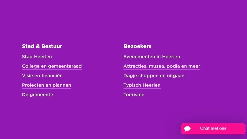 chatten met gemeente