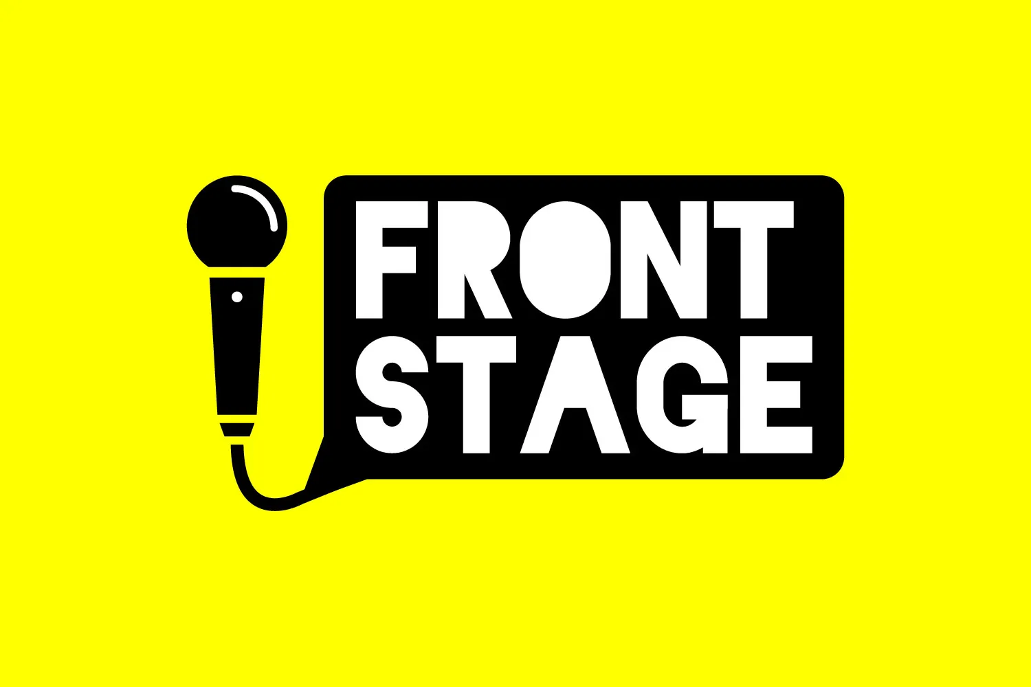 frontstage logo geel