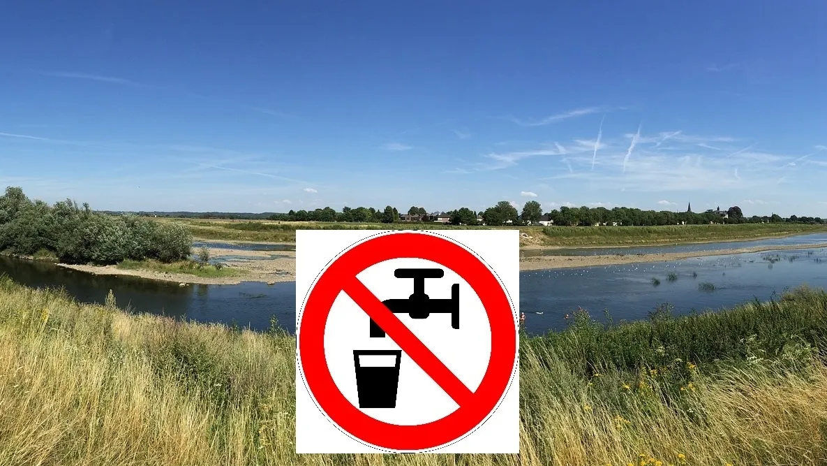 inname drinkwater maas gestopt