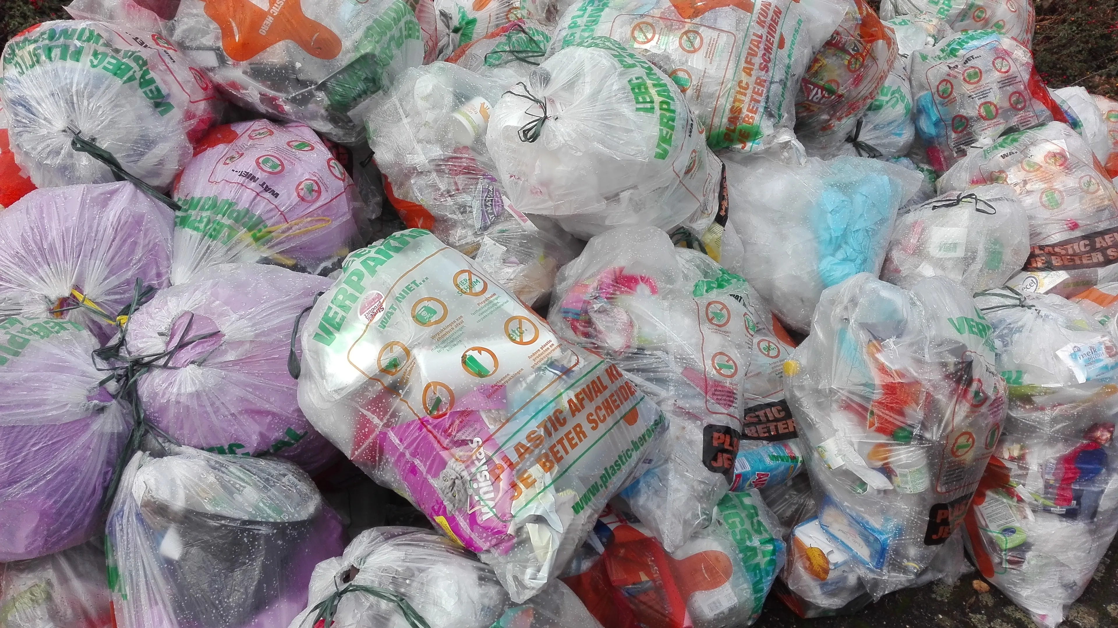 plastic afvalzakken