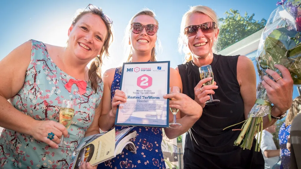 terras kasteel terworm tweede plaats top 100 2018