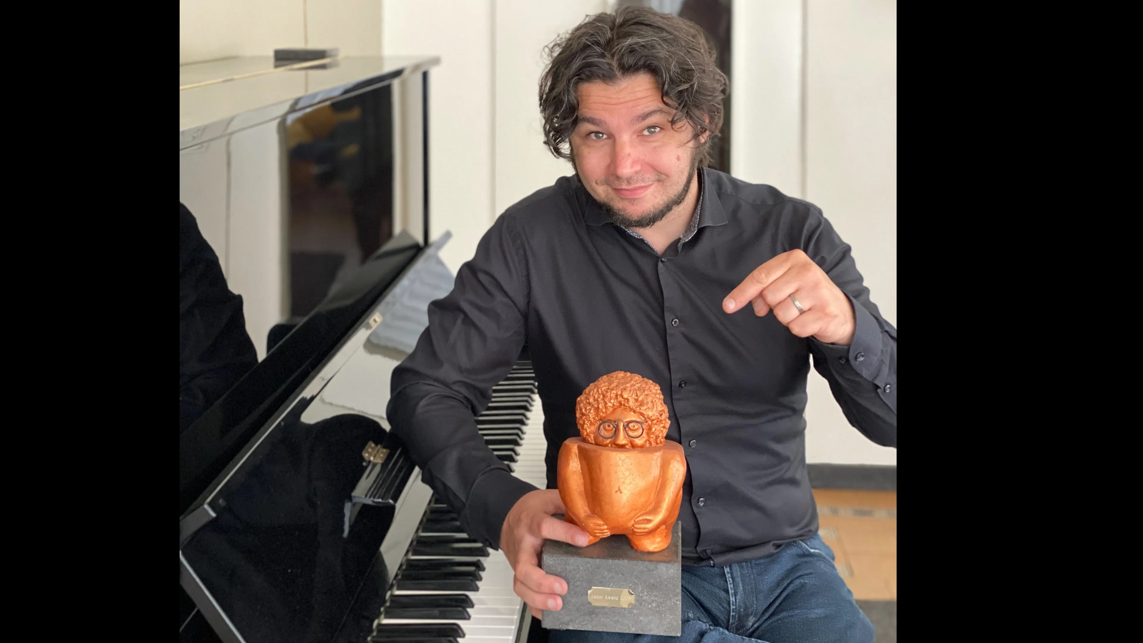 the pianoman ivo rosbeek en zijn lexor award