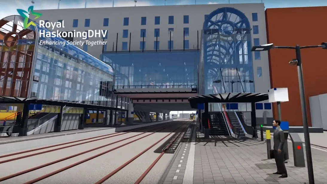 virtual preview nieuwe station
