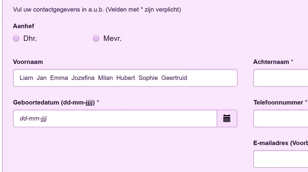 voornaam