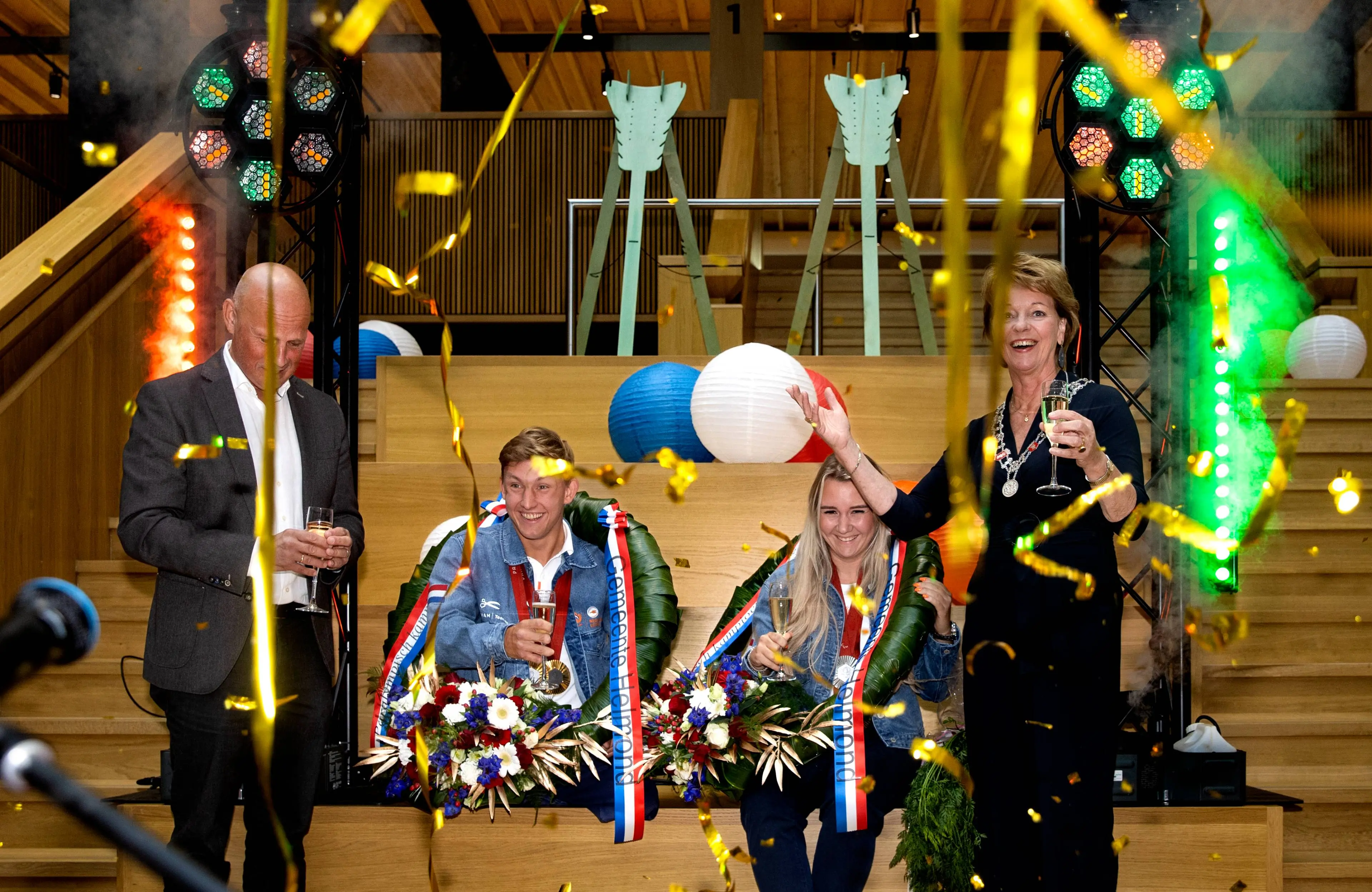 240915 8743 Huldiging paralympiers Niels Vink en Demi Haerkens
